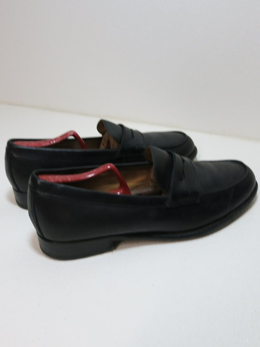 Polo Ralph Lauren Agustin Leather Loafers Dress Moccasins Shoes Footwear Sz 9.5 - Picture 4 of 7